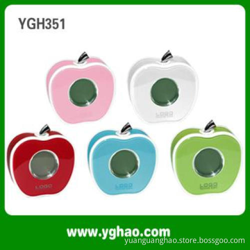 YGH351 talking clock ,apple shaped